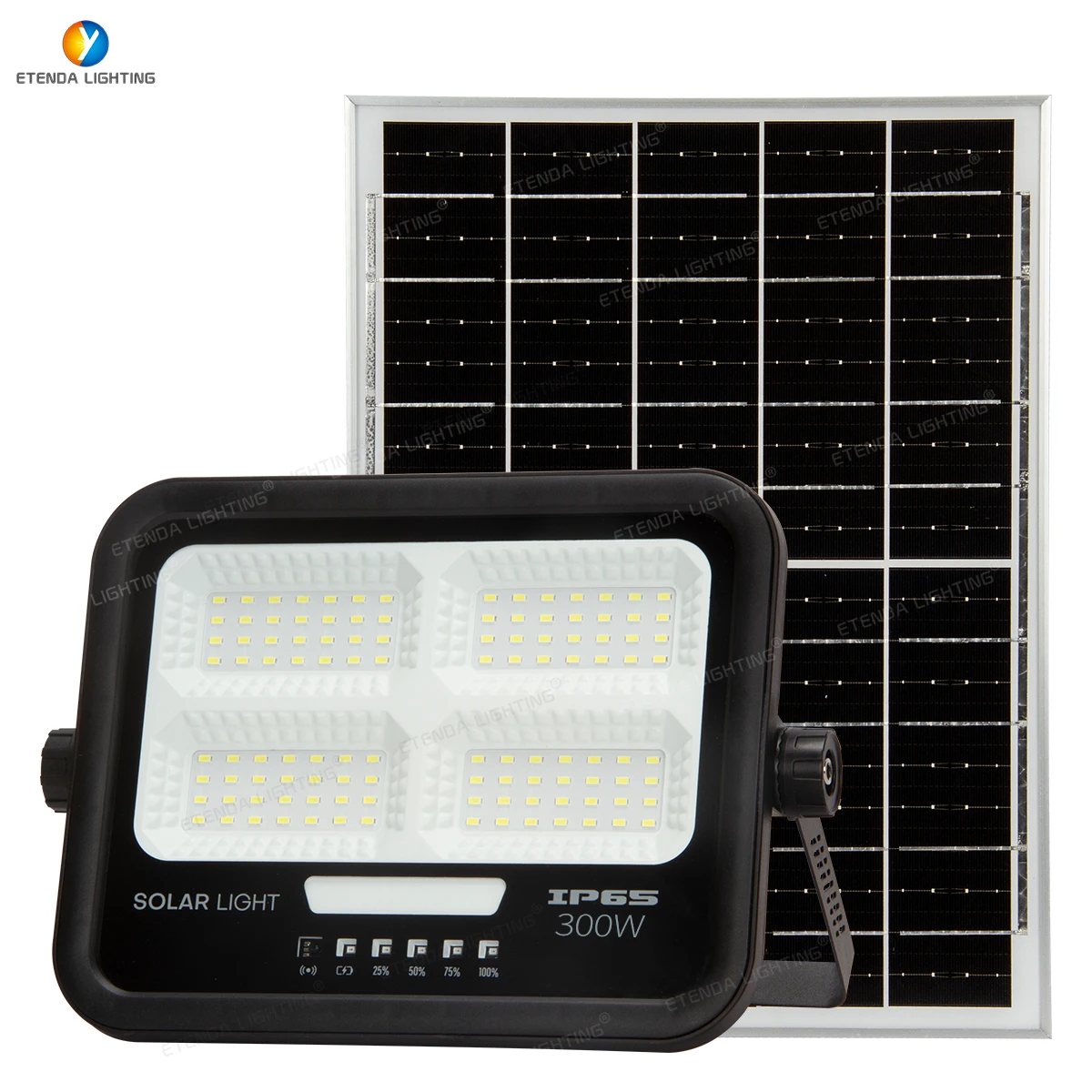 Energy-Saving S23C Solar Flood Light with ABS Body, IP67 Waterproof Design, and Reliable 1-2 Rainy Days Backup