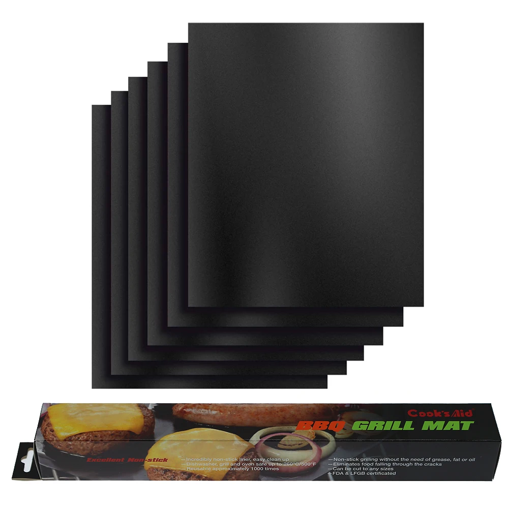 
Wholesale Heavy Duty Non-stick BBQ Grill Mat Oven Liner 