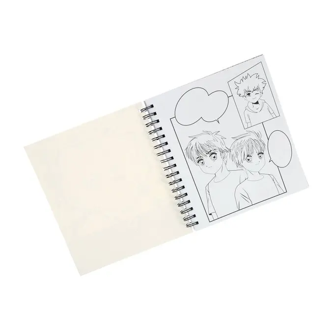 Customized 64 Page Kids Anime Colouring Book set Recycled Paper drawing colouring book printing colourful story