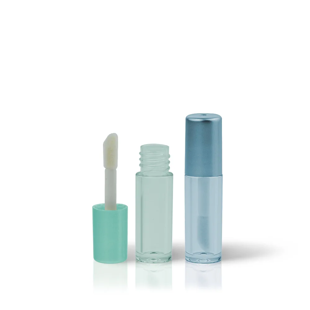 
1ml 2ml 3ml 5ml Round Green Lip Gloss Tube Container 