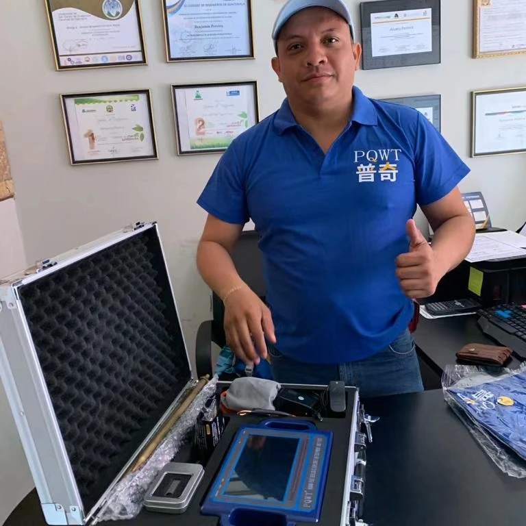 PQWT-S500 500m pqwt Portable water seeker Detector with High Sensitivity Underground Detector water detector