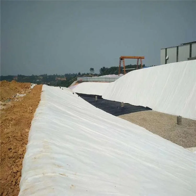 Wholesale price pp geo textile staple fiber nonwoven geotextile drainage fabric 700gsm membrane durable unfading