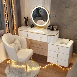 Bedroom Modern Minimalist Small Apartment Storage Cabinet Integrated Nordic Light Luxury Net Red Ins Makeup Dressing