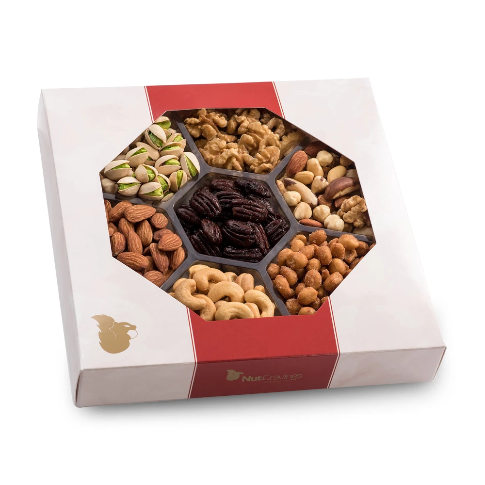 wholesale good price wooden food Dried fruit Candy Nuts packaging box Plastic Bottle Packaging Storage Display Boxes