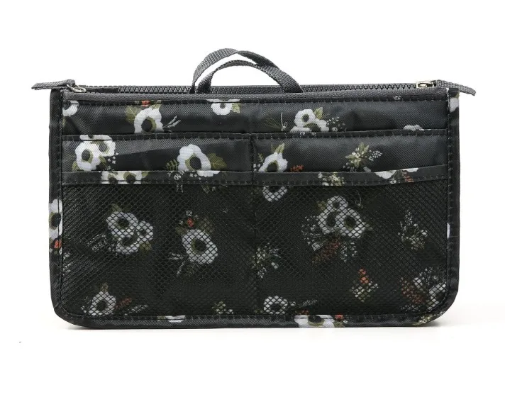 Custom Double Zipper Ladies Cosmetic Make Up Organizer