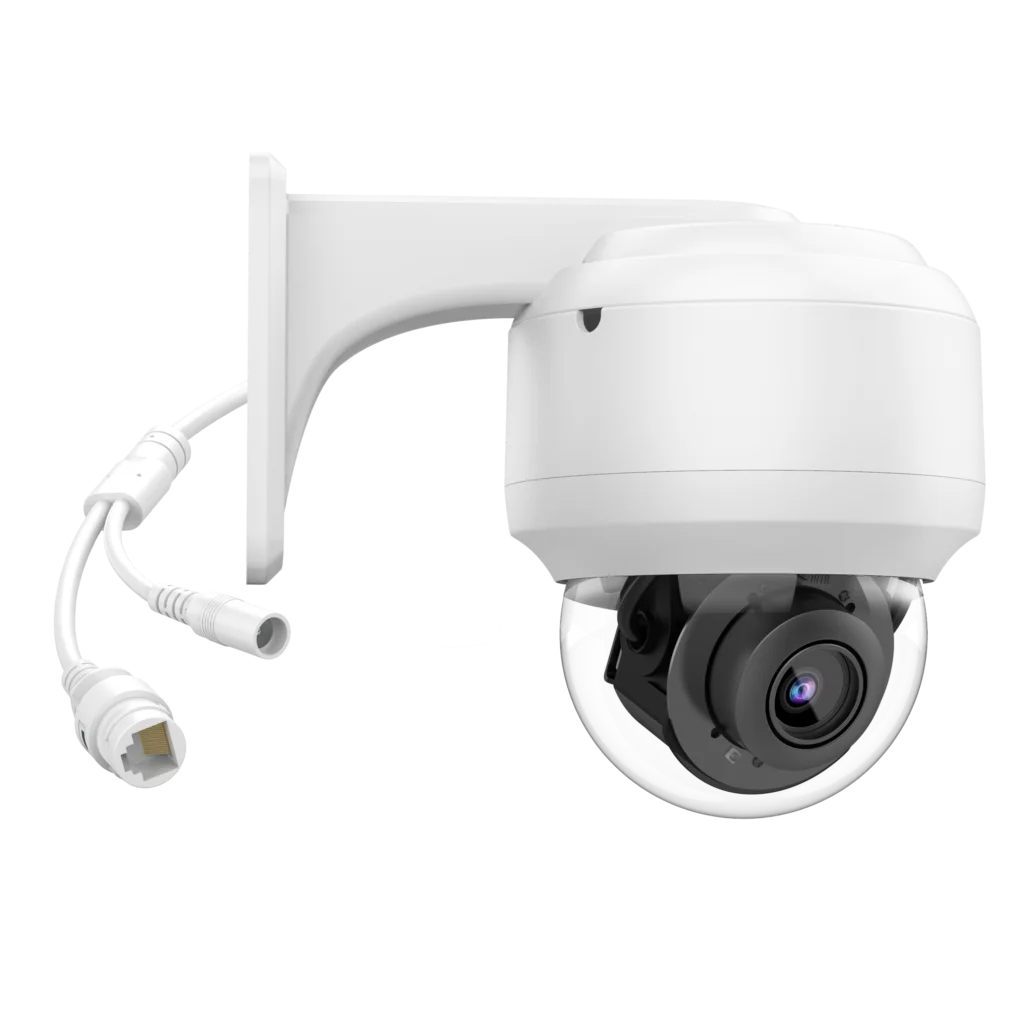 Водонепроницаемая IP-камера с поддержкой микрофона, POE, 4-кратное увеличение, 1080P, 5 МП, 8 Мп, PTZ