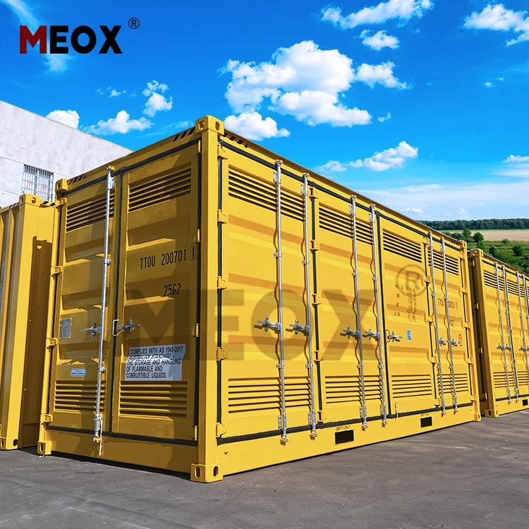 MEOX Custom ISO BV 8ft 10ft 20ft 40ft 20ft Container Temporary Storage Cabinet For hazardous Chemical goods Shipping Container