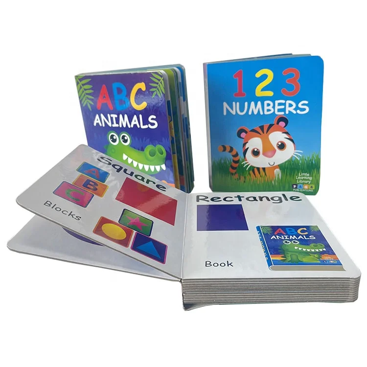 Cheap Price Custom Baby Board Book Printing Factory Customized Children Hard Board Book Print On Demand