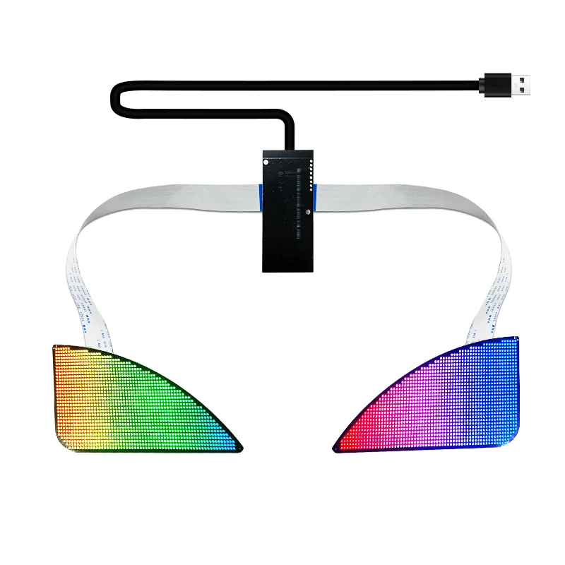 digital magic eye light led sign app control custom eye animations display led screen eye screen