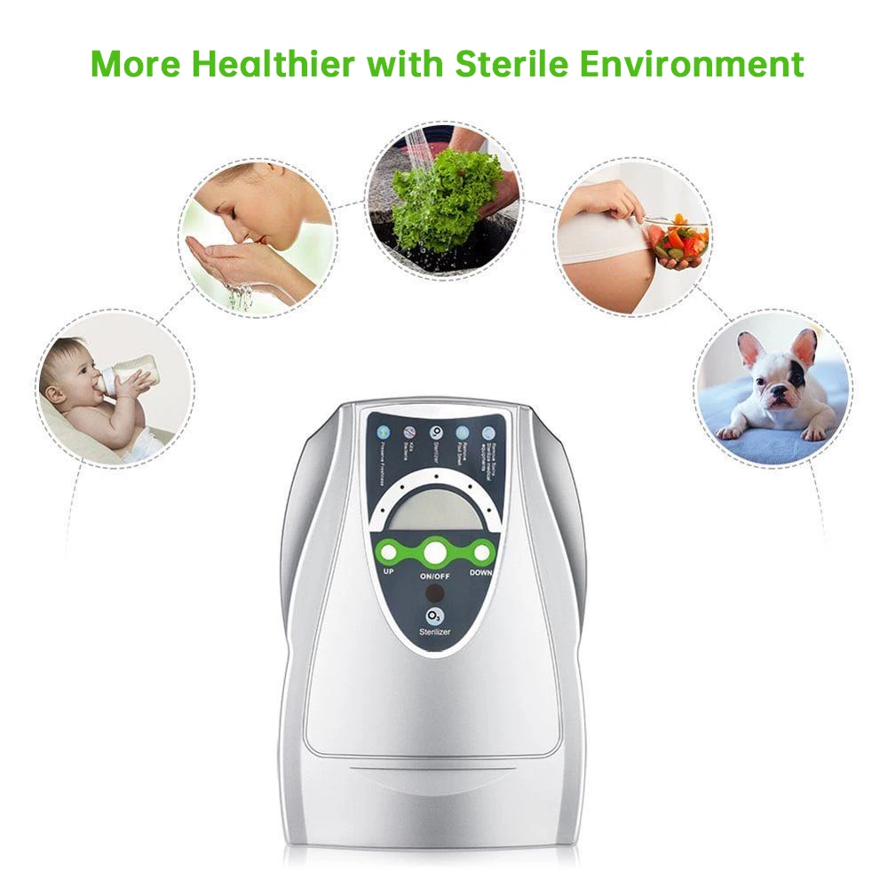 220v 110v 500mg Portable Office Home Use Ozone Air Purifier Kitchen Small Ozone Generator For Vegetables Sterlizer