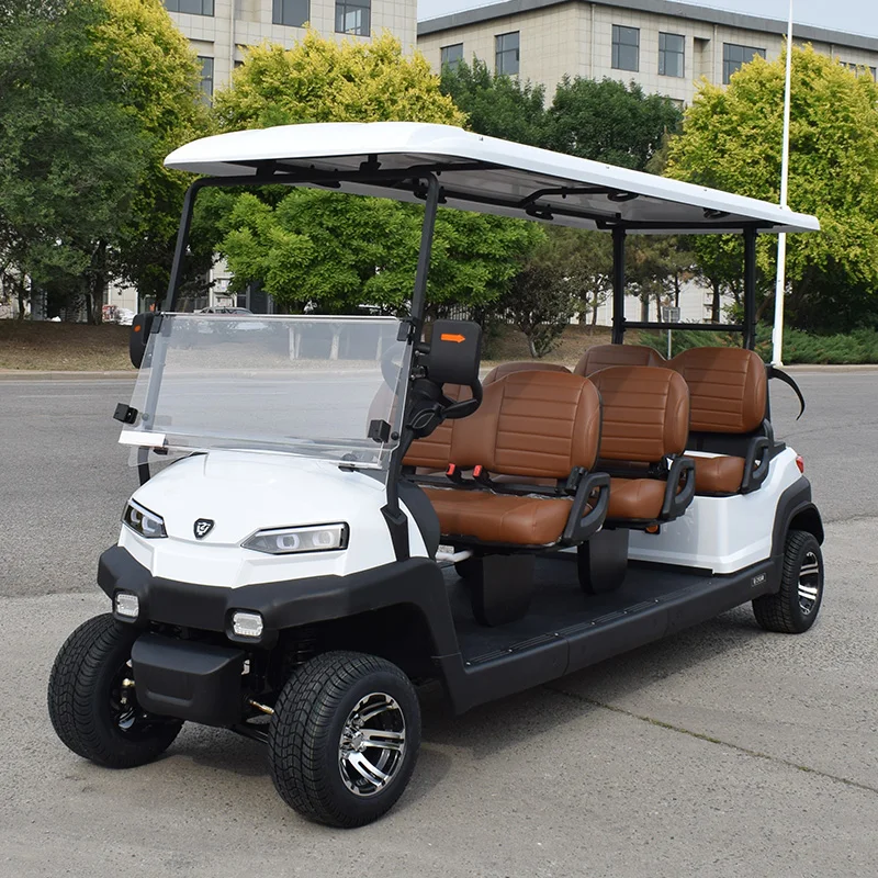 ZYCAR  electric golf car Multifunctional 6 person electric sightseeing golf cart for Resort Use