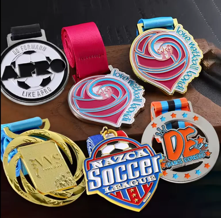 Custom Logo Karate Swimming Basketball Gold Blank Taekwondo Football Metal Soccer Sports Custom Trophies Medals Plaques Medal