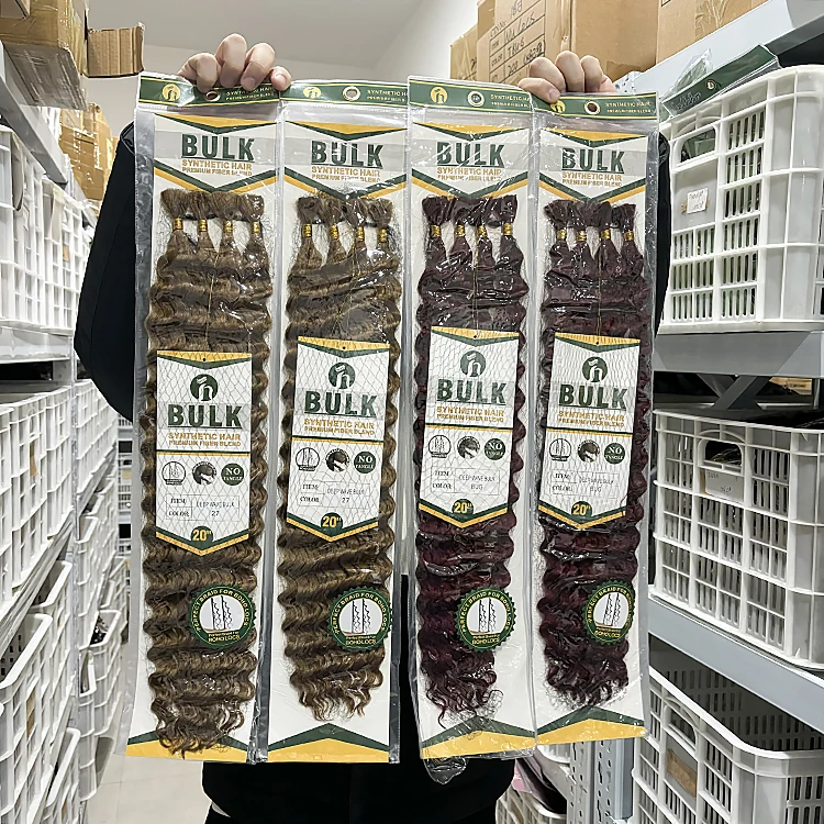 Julianna 20inches Wholesale Synthetic Deep Bulk Hair Extension For Braiding