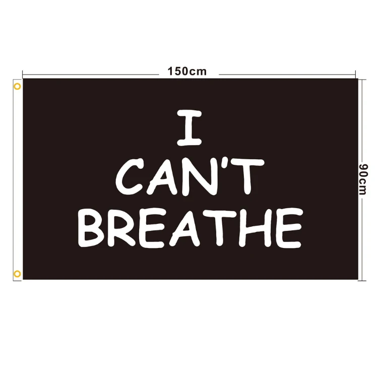 Low Price Waterproof Promotional Sport Custom Logo Print 3 by 5 feet Outdoor Useful Nylon Fabric Black Live Matter Custom Flag