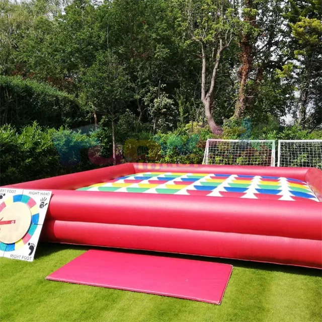 Carnival adult playground equipment interactive fighting races juegos inflables inflatable twister sport game