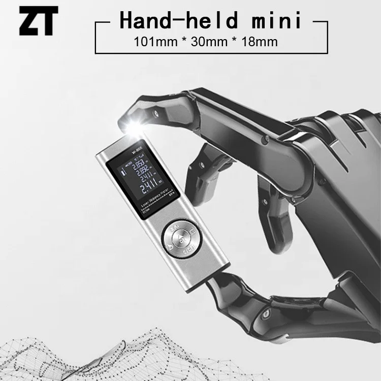 Миниатюрное лазерное измерительное устройство USB, 50 м