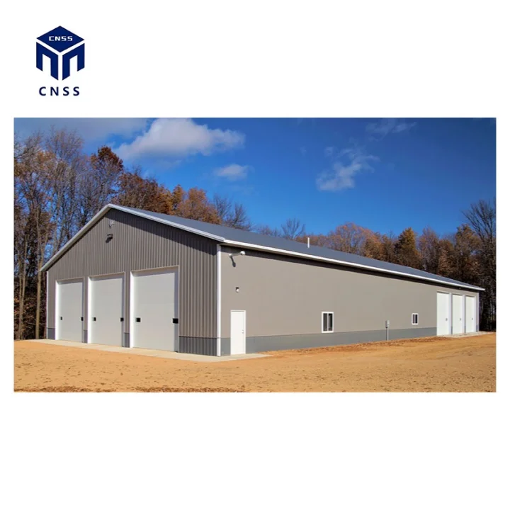 Modern Prefabricated Steel Structure Building New Design Workshop and Office Warehouse Mall Light Type Structure