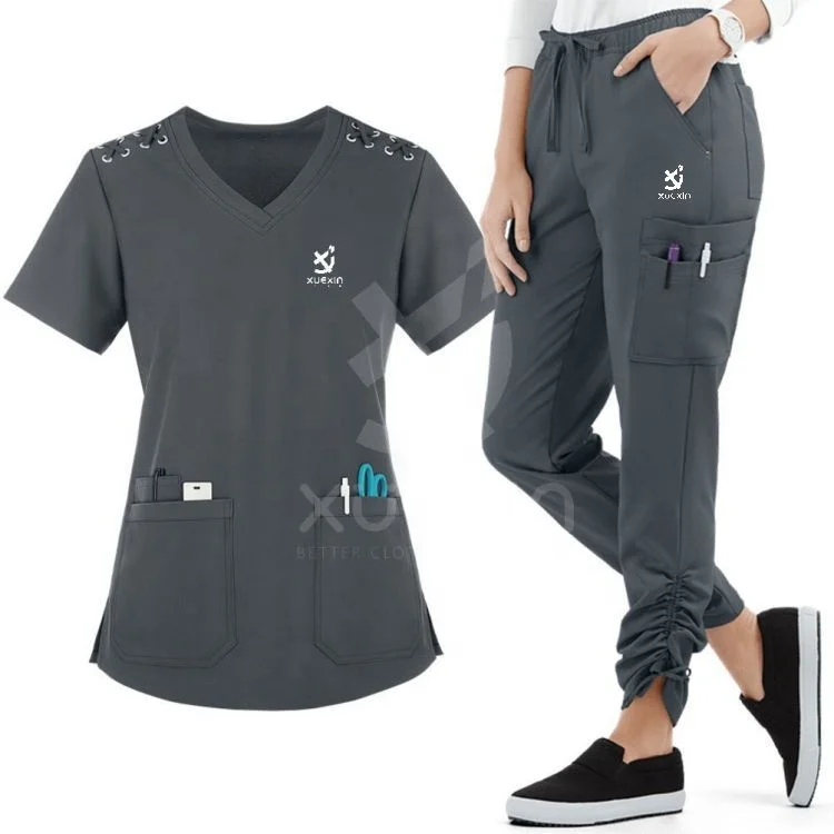 fashionable vendors manufacture medical scrubs uniform designer nurse scrubs doctor nurse scrub