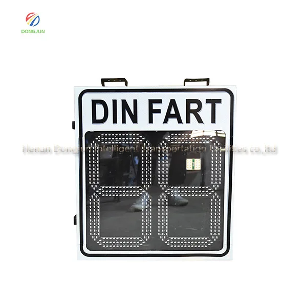 Highway uae speed radar modul solar panel speed radar display car radar speed detector