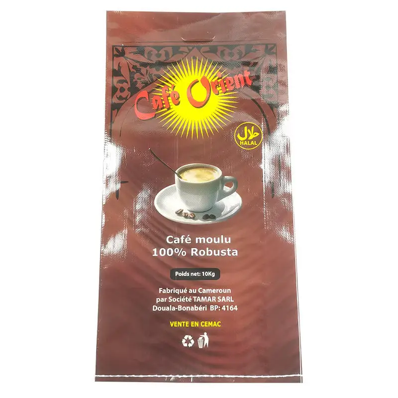 High Quality custom bopp laminated packaging woven polypropylene bag 50kg plain pp woven packing bags