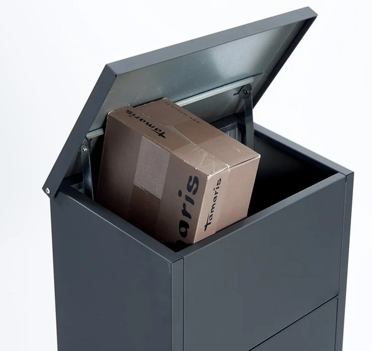 Outdoor Galvanized Steel Metal Storage Safe Parcel Delivery Drop Box