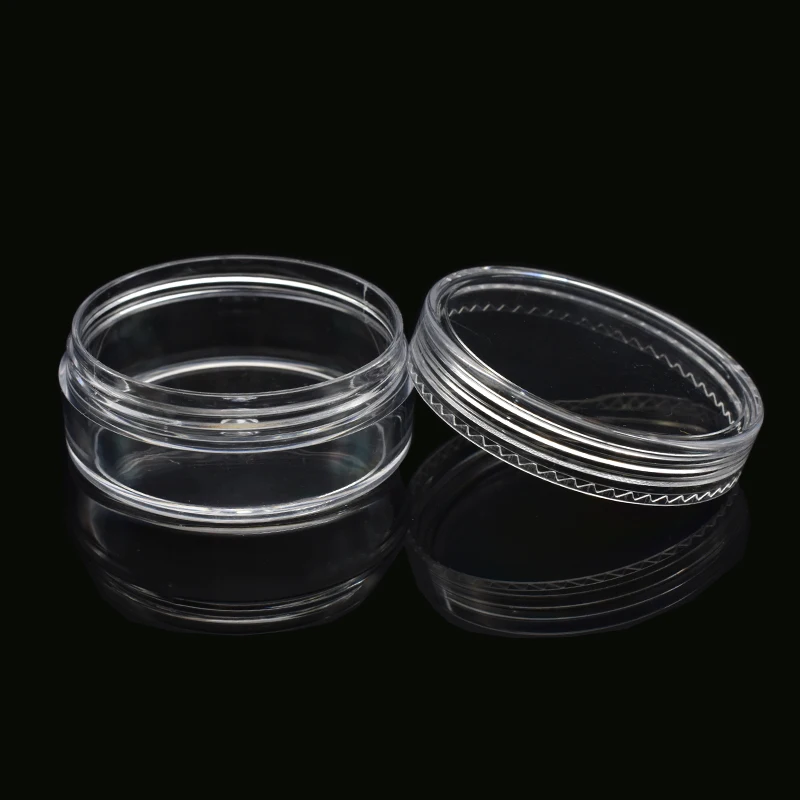 free sample plastic cosmetic traveling packing pots 20g 30g 40g 50g plastic cream jar hair wax container