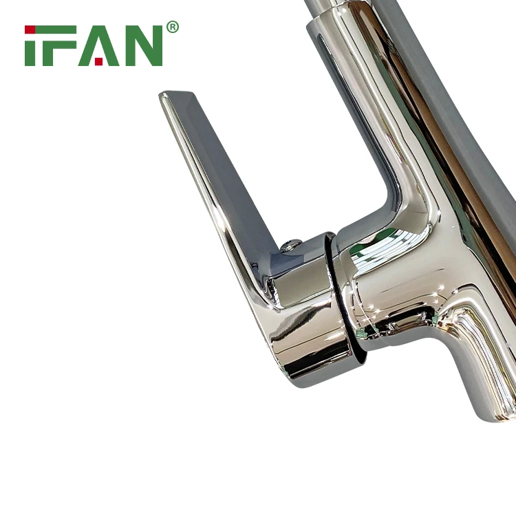 IFAN Ceramic Valve Core Brass Kitchen Faucet Kitchen Sink Tap With Supply Water