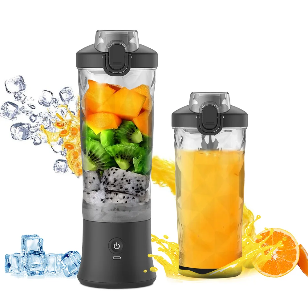 Factory design best selling 600ml sports juicer blender protein shaker electric portable blender portable juice blender
