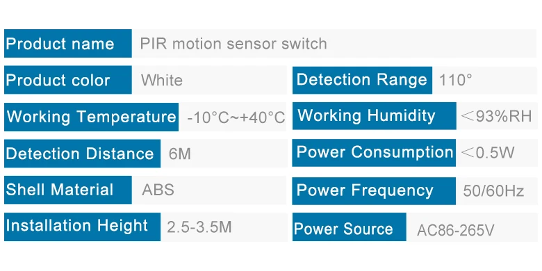 China Factory AV220V Magnetic Cordless  Closet Light LED Night Light Motion Sensor Light