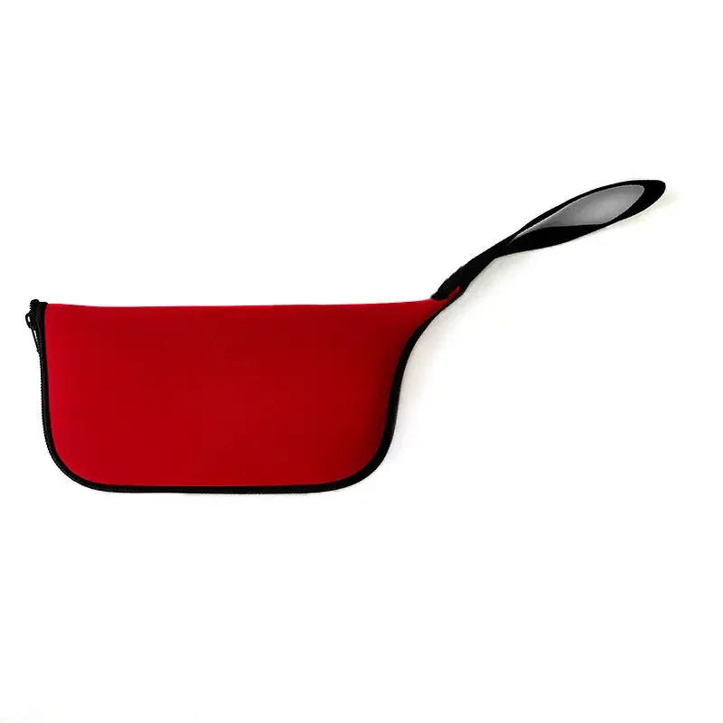 Laptop Cord Cable Accessory Pouch with Extra Rolled Up Travel Mouse Pad /Neoprene Pouch Also Unzips Flat Into Mouse Pad.