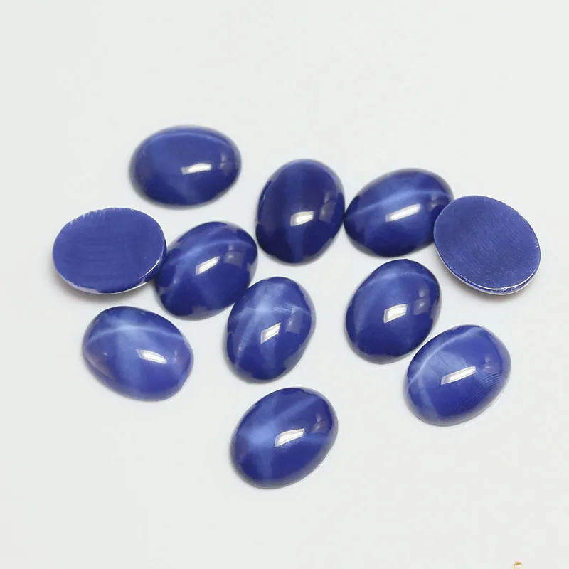 Высокое качество с различными размерами синтетический свободный драгоценный камень овальный кабошон голубой звездой сапфир камень/Звезда Сапфир Рубиновые Бусины