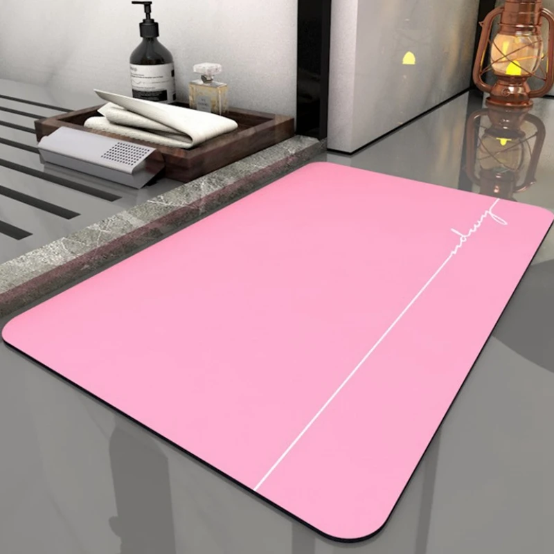 Factory Sale Absorbent Soft Quick-drying soft diatomite bath mat