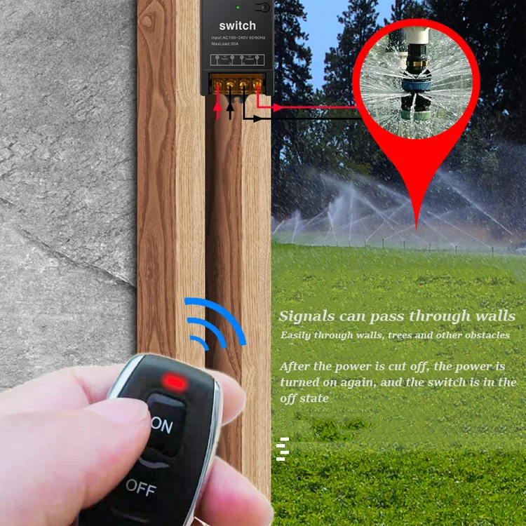 ac Wireless Remote Control Rf Remote 433mhz Rf Relay 220v Remote Switch Wireless Switch Remote Control Switch for fan and light