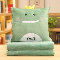 quilt dual use car 2 in 1 two in one animal pillow air conditioner quilt travel pillow blanket