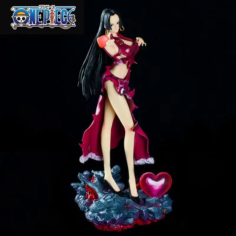 One Piece Figure Boa Hancock Anime Action Figure Sexy Girl Statue Collection Decoration Christmas Children Toy Gift 32CM
