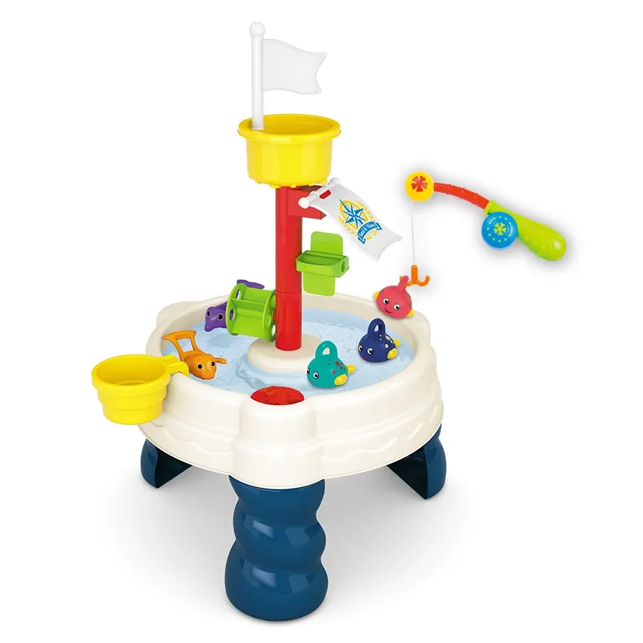 Hualian Fishing Game Table  Toy Playing Table Fishing Toy Set Funny Water Toy for Summer indoor outdoor 8822