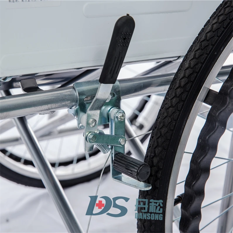 CE ISO certification powdered coat wheelchair for handicapped