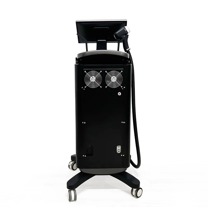 Diode laser hair removal machine 755nm 808nm 1064nm triple 3 wavelength dual handle micro channel