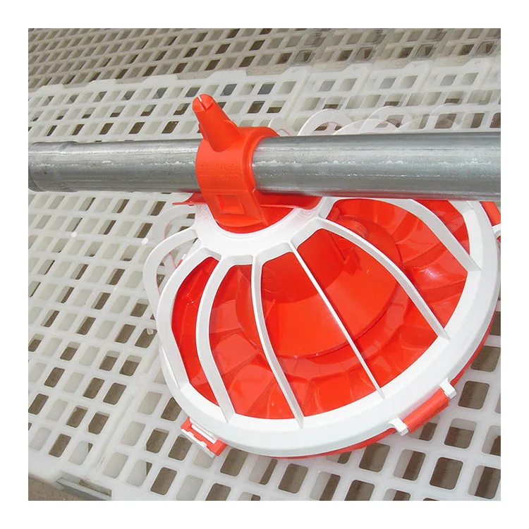 Chicken Feeder Breeder Auto Feeding Equipment / Female Feed Pan / Male Feed Pan