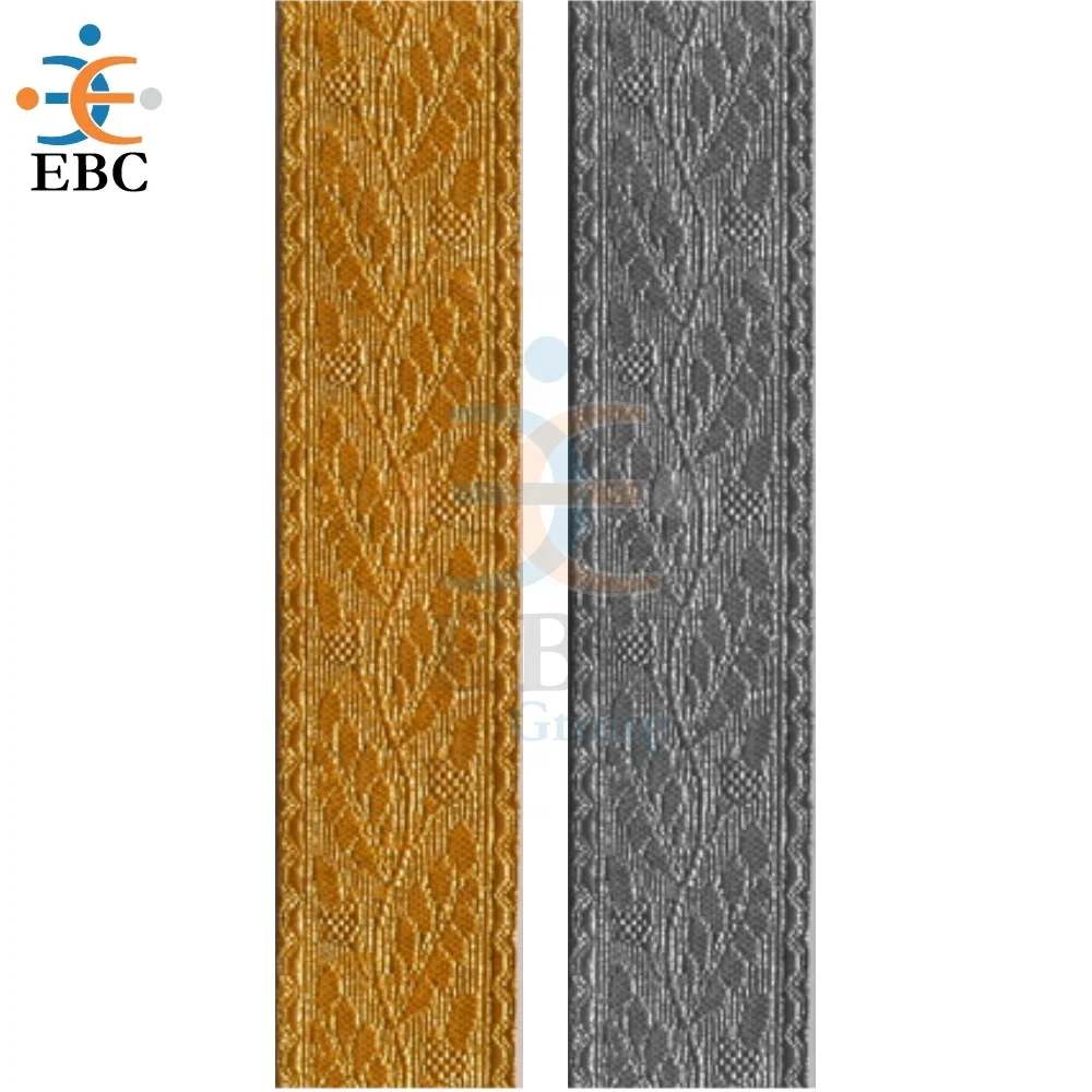 OEM Trimming Gold Mylar Wire Basket Weave Lace Trim for Garment Tunic Mylar Bullion Wire Braid Silver Gilt Orris High Quality