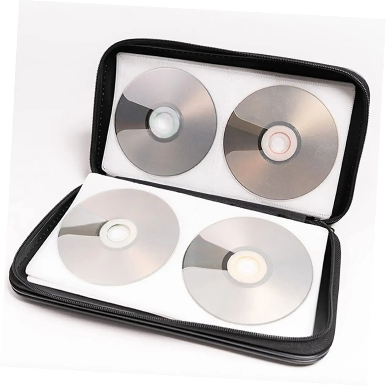 80 Cd Storage Bag Cd Wallet Case Car Disk Holder DVD Organizer Travel Purses Cd Pouch Portable Storage Box