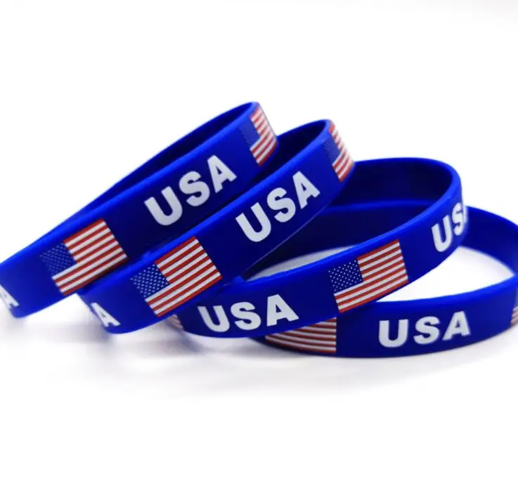 Promotion USA Wristband silicone bracelet