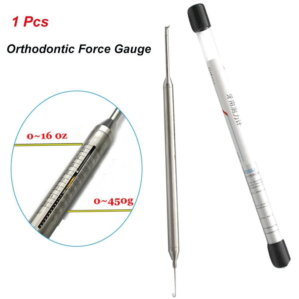 Orthdent 1 шт. Стоматологическая Ортодонтическая Сила динамометр измеритель натяжения резинки бандаж уход за полостью рта Стоматолог Лабораторное измерительные инструменты