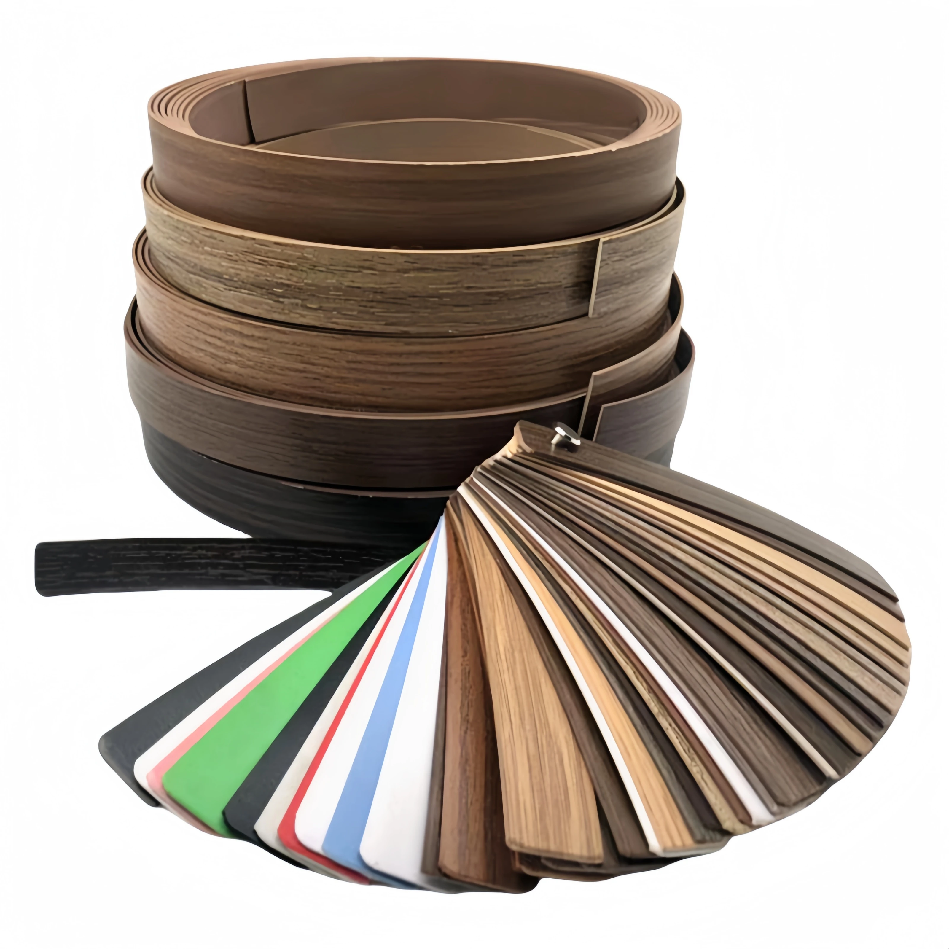 China beijing leading manufacture of 2*19mm wood grain color PVC edge banding for Office furniture tape