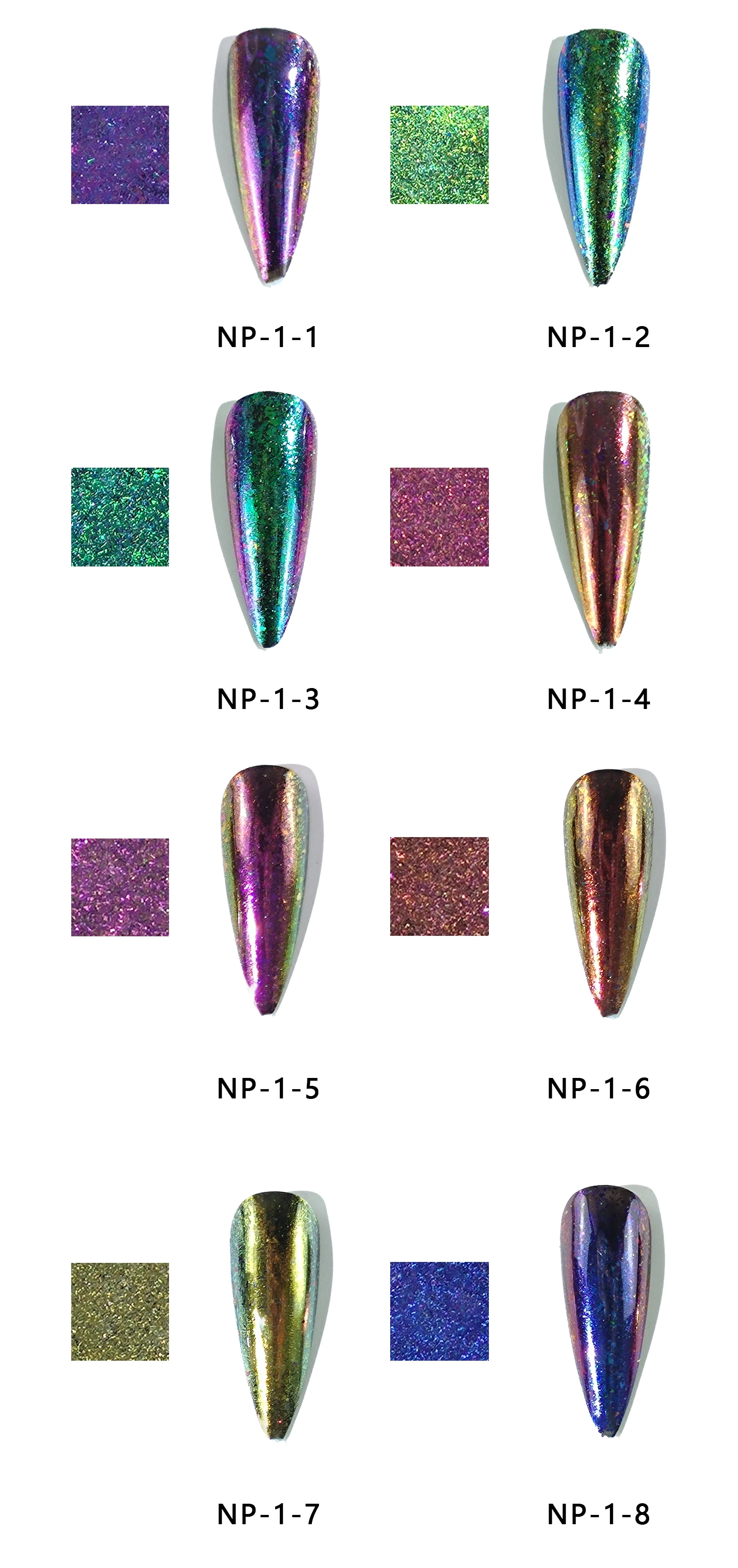Meetbeauty Fast drying 8 colors nail Acrylic Nail Dip Dipping Kilogram System Color Glitter Powder