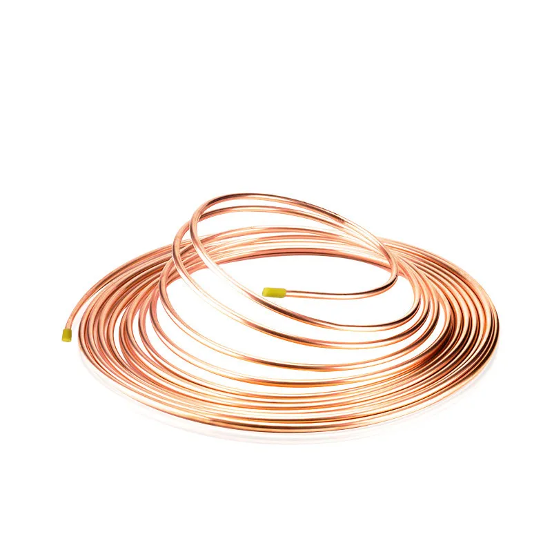 Медная трубка простая рифленая катушка для