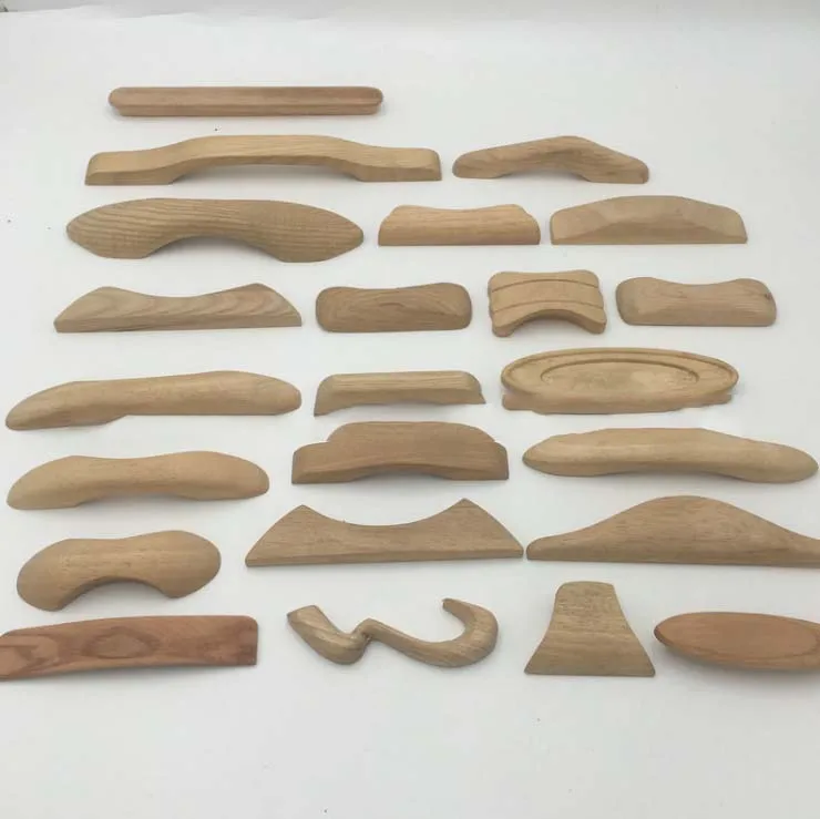
Manufacturers supply solid wood handles double-hole types carved and drawer wooden handles 