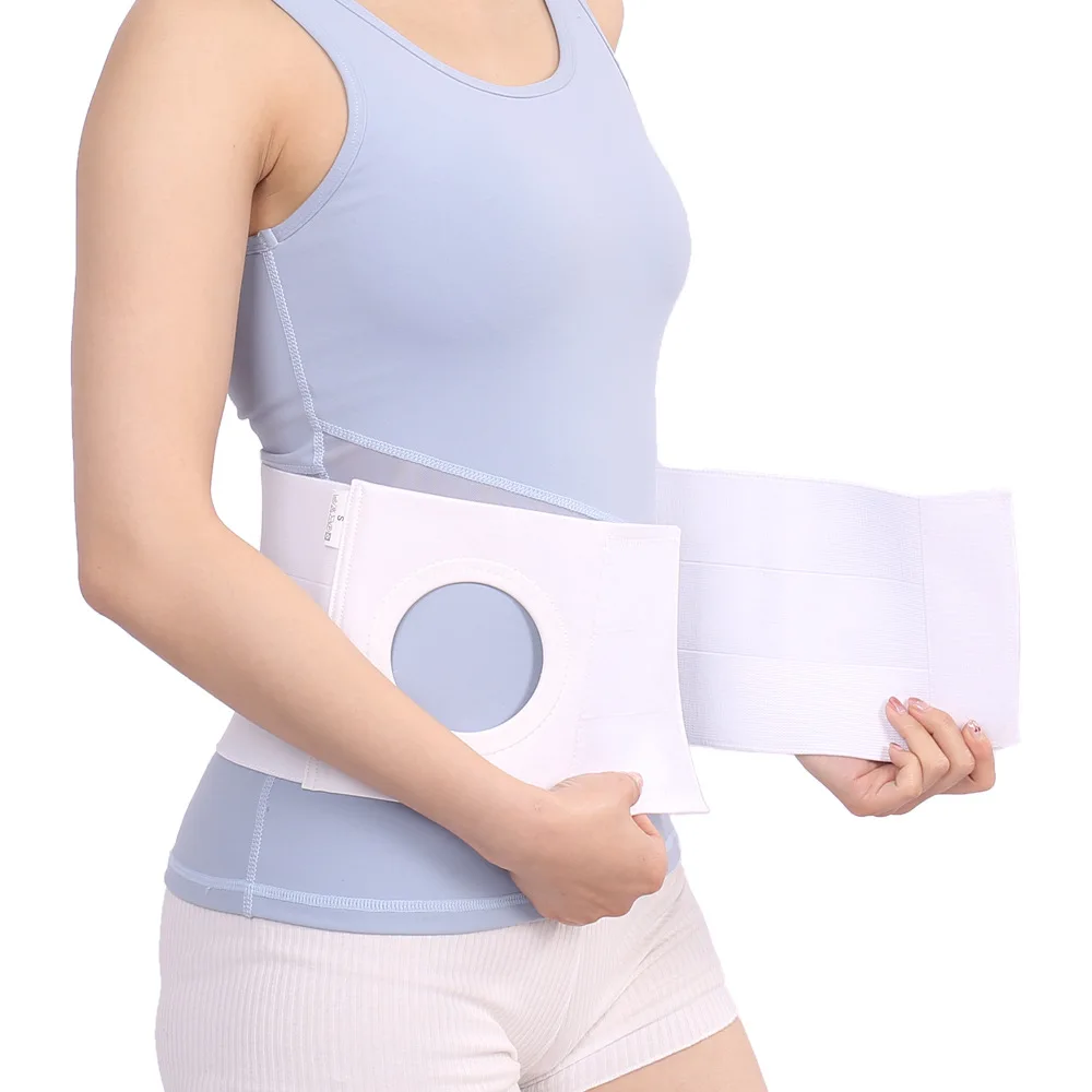 Medical Ostomy Stoma Belly band Belt for Colostomy Patients stoma Brace Abdominal Hernia Support Belt