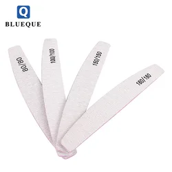 Professional Nail Files Double Sided Emery Board(100/180 Grit) Nail Styling Tools for Home and Salon Use