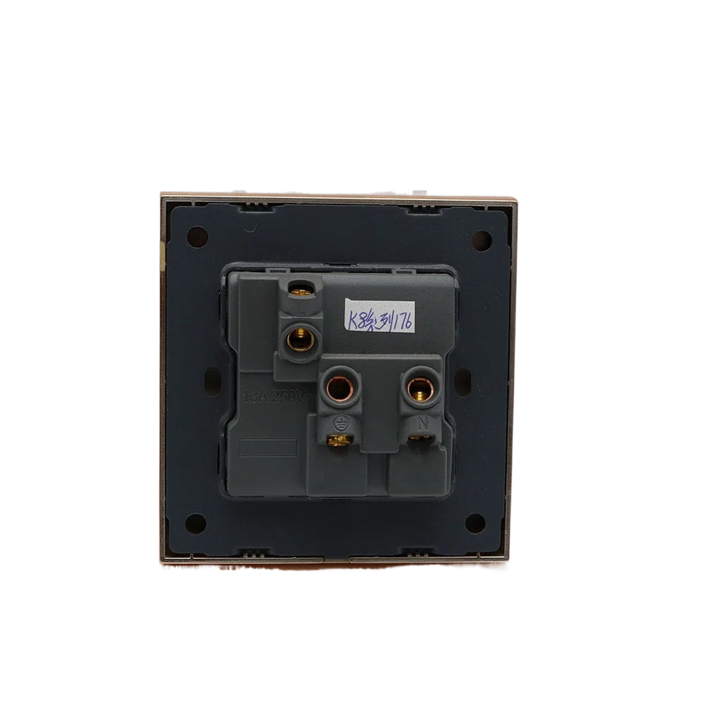 Best sell wholesale 13A multi-three hole with lamp competitive price outdoor electric explosion proof socket